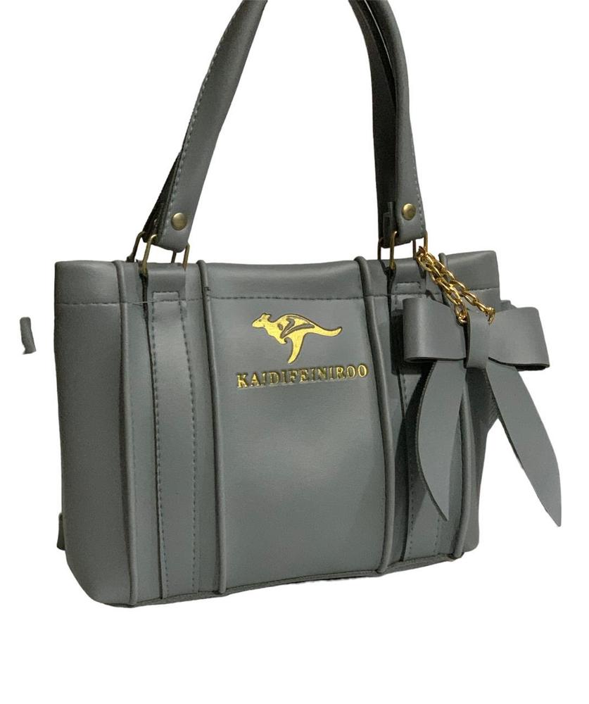Women's Rexine Plain Hand Bag