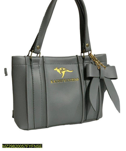 Women's Rexine Plain Hand Bag